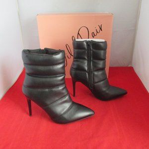 WILD PAIR Duaa Quilted Booties - Black - US Size 7 M  -  #682